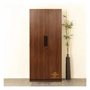 Engineered Wood Bedroom Wardrobe with Drawers, Shelves and Hanging Space for Clothes || Wooden Cupboard || Home Storage 2 Door Almirah