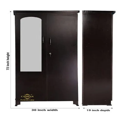 Engineered Wooden Wardrobe with Storage & Hanging Space for Clothes -Home Furniture Storage Engineered Wood 2 Door Wardrobe