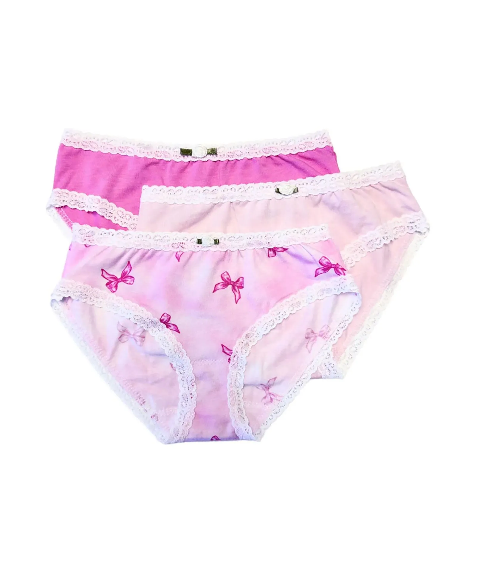 Esme Girls Bow Panty Set