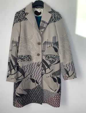 Etro Wool Multicolor Coat