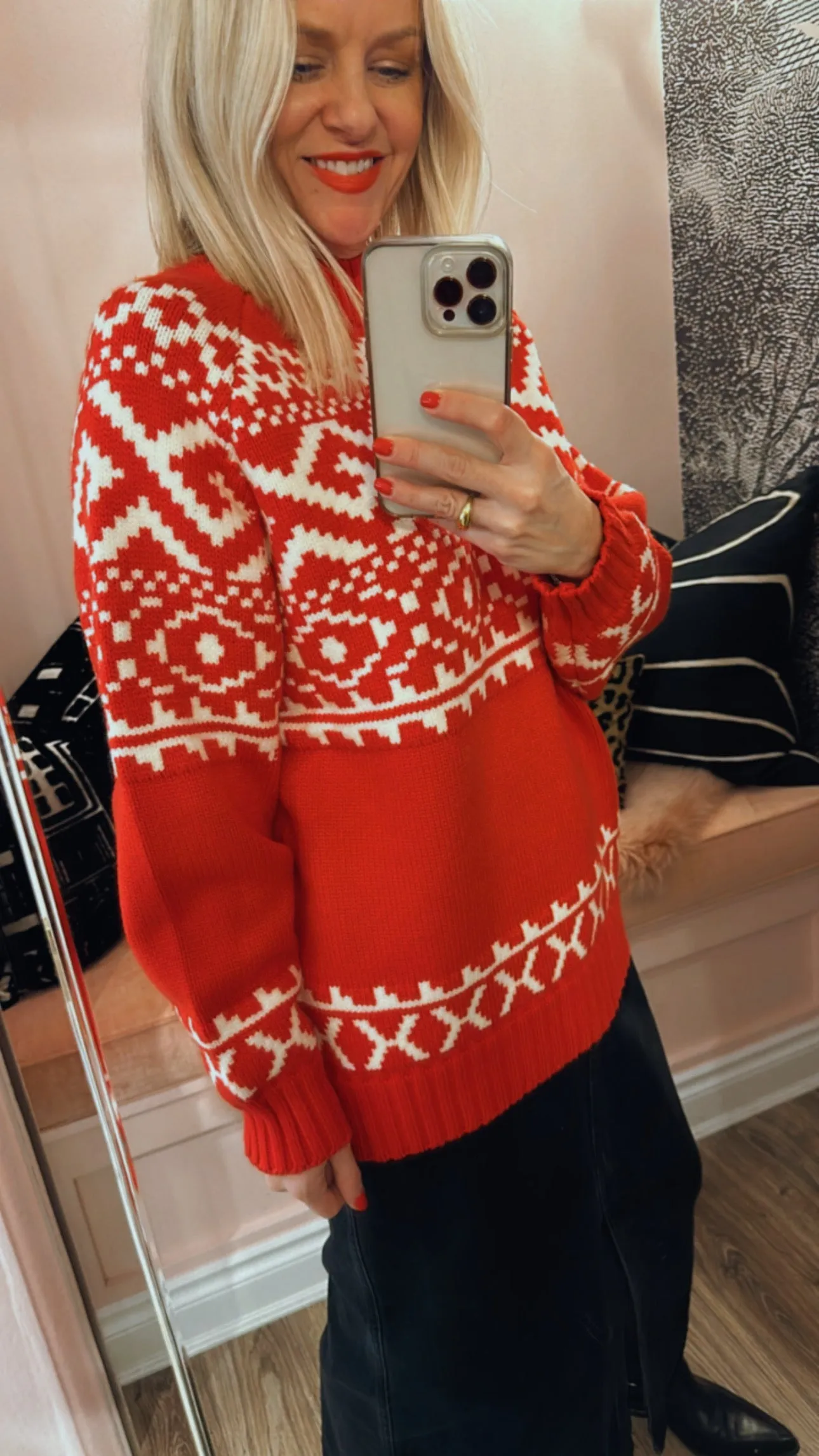 Fair Isle Knit Sweater
