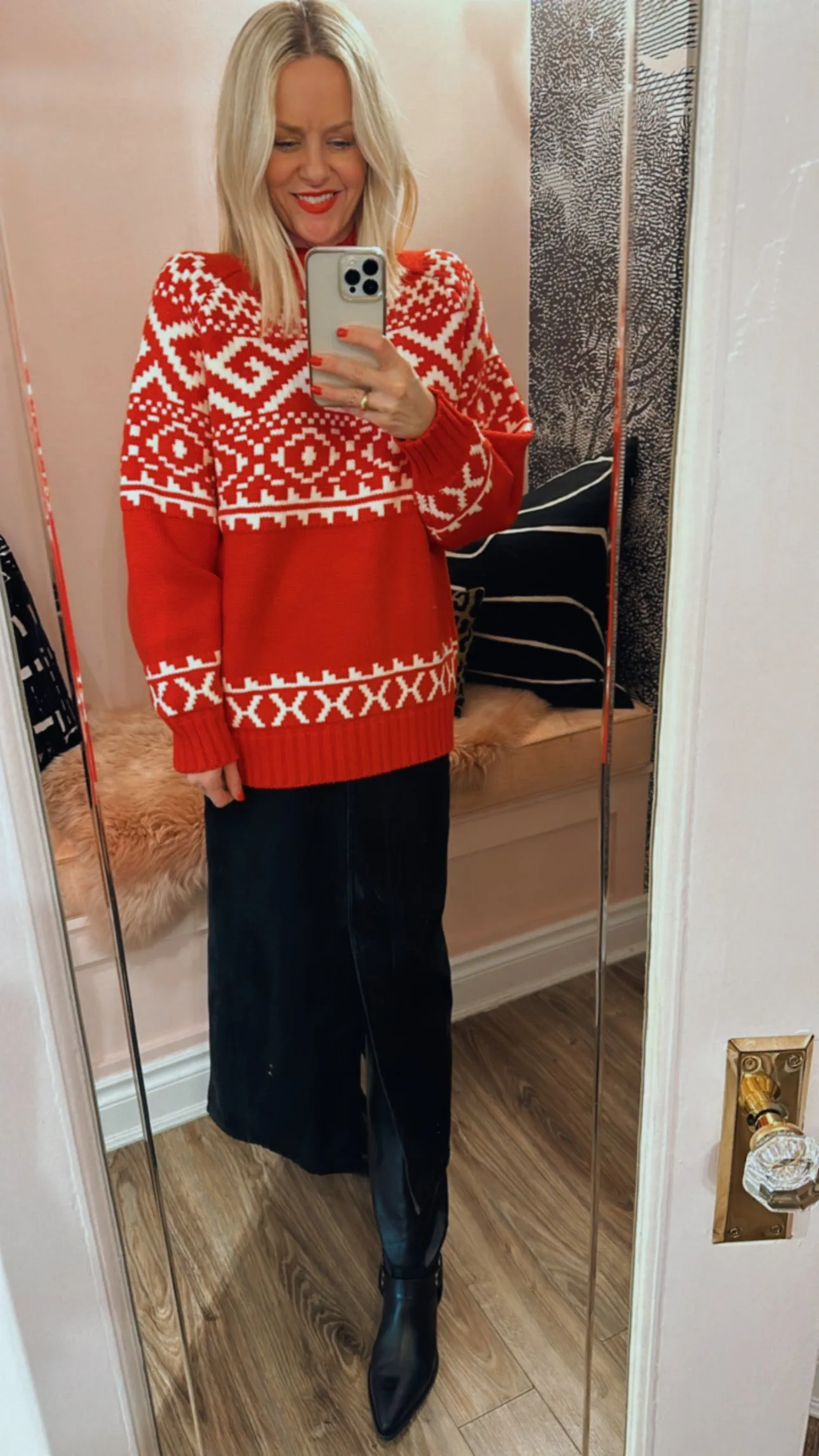 Fair Isle Knit Sweater