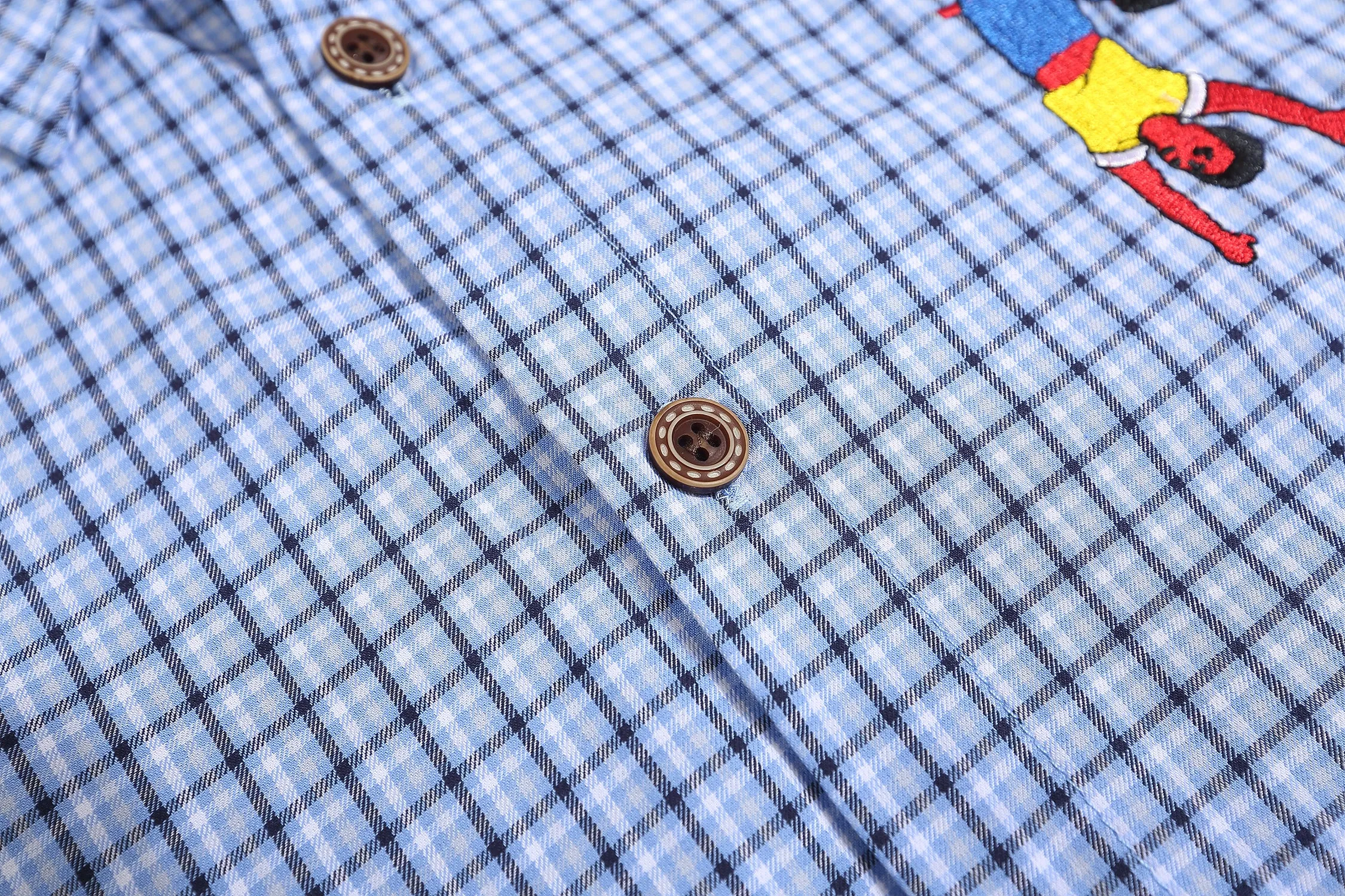 Faire Echo Oversized Cartoon Embroidery Shirt