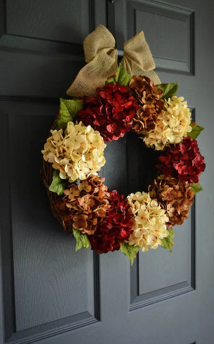 Fall Door Wreath