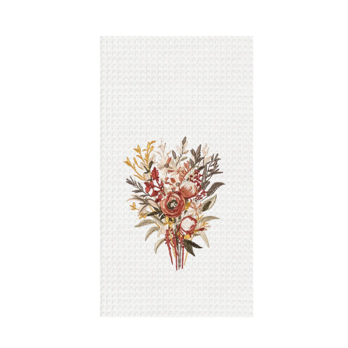 Fall Floral Daisy Kitchen Towel