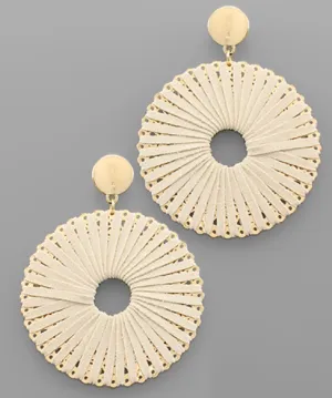 Fall Fun Suede Wrapped Earrings *4 Colors*