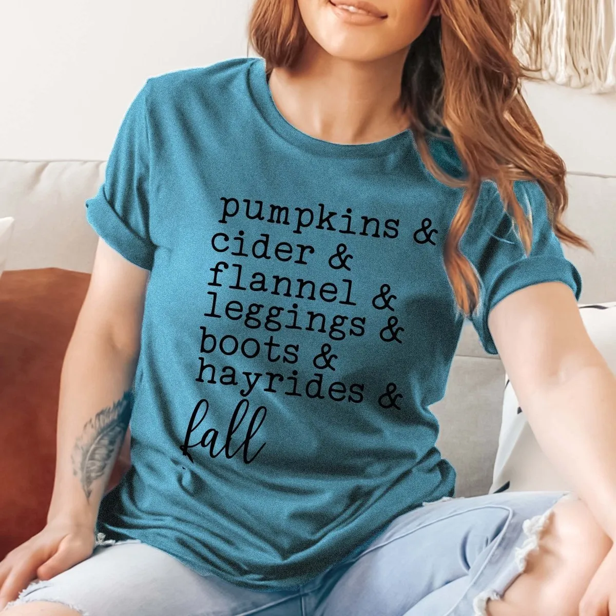 Fall List Wholesale Bella Graphic Tee - Fast Shipping