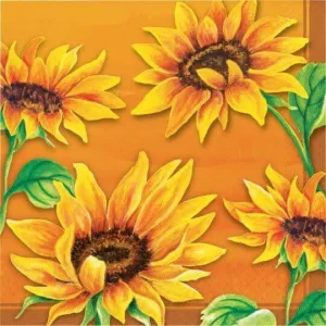 Fall Sunflower - Lunch Napkins (16ct)