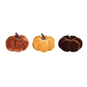 Fall Velvet Pumpkin, Set of 9