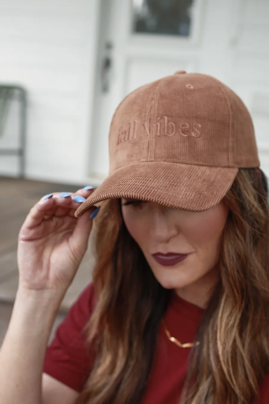 Fall Vibes Corduroy Hat