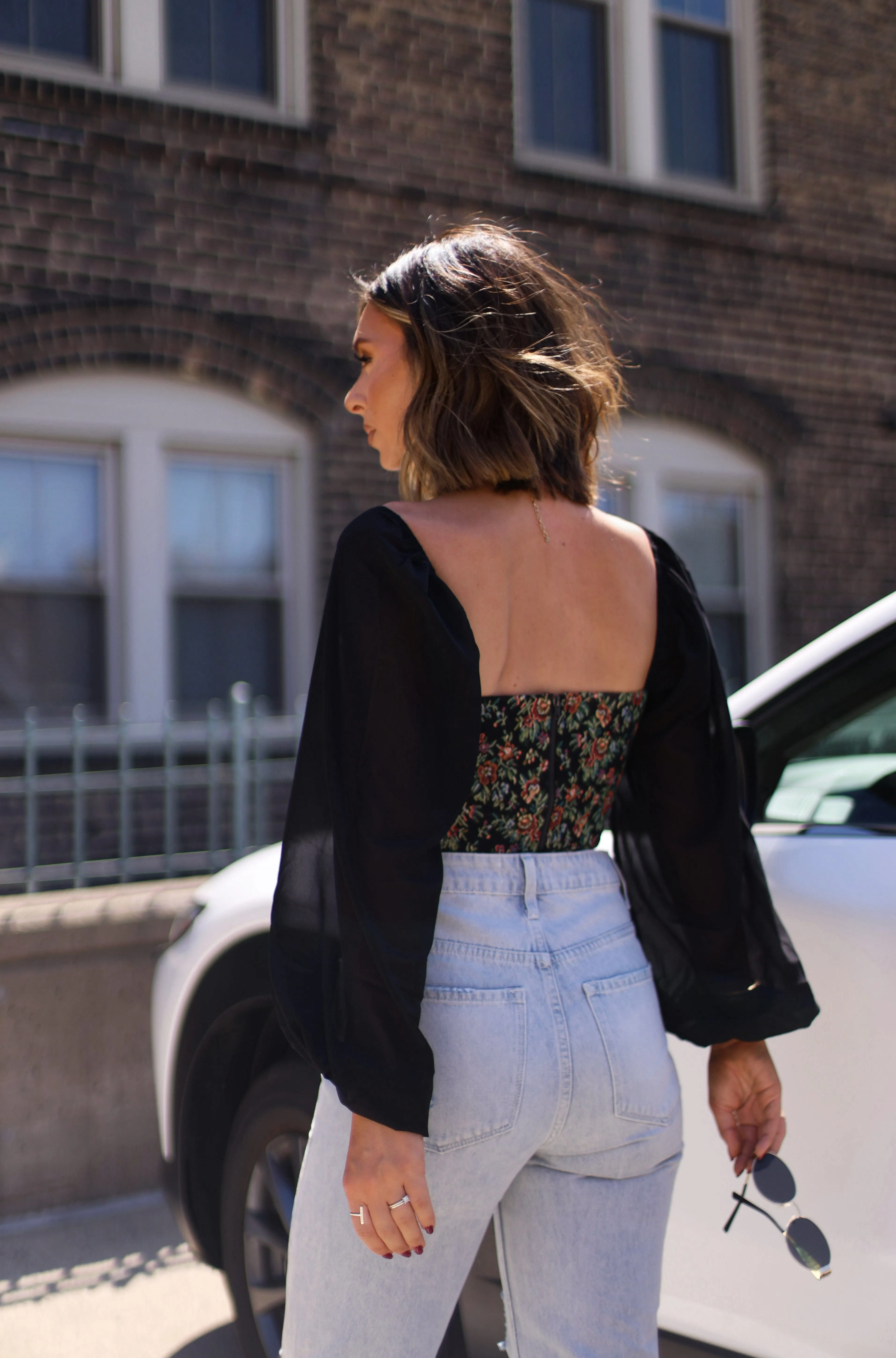 Falling Petals Top