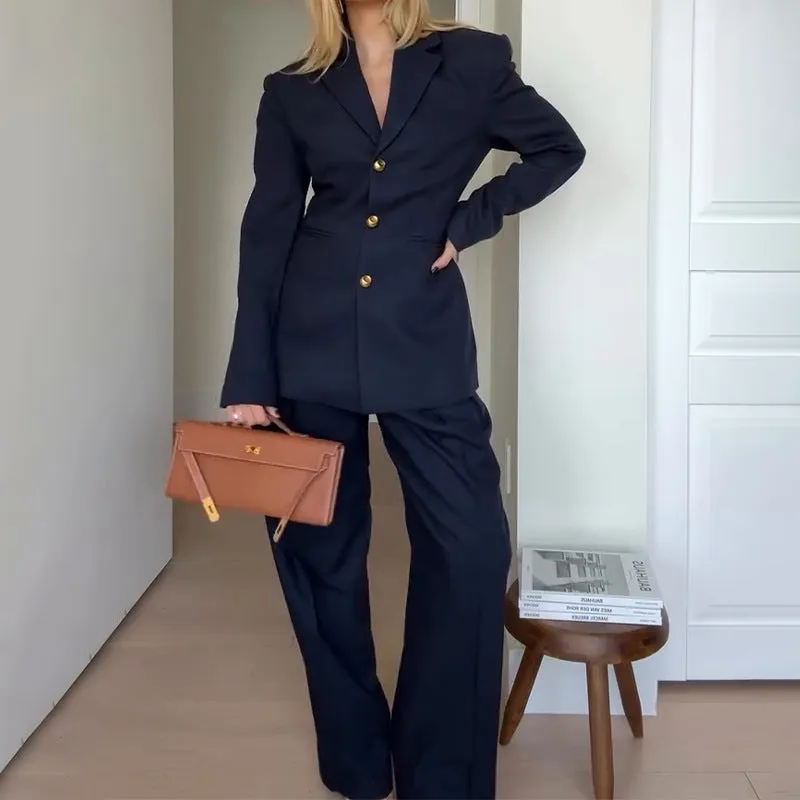 Fashionkova fall wardrobe capsule 2024 Autumn Elegant Suit Suit Trousers