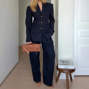 Fashionkova fall wardrobe capsule 2024 Autumn Elegant Suit Suit Trousers