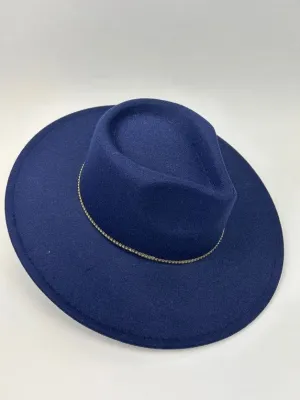 Fedora Chain Trim in Navy