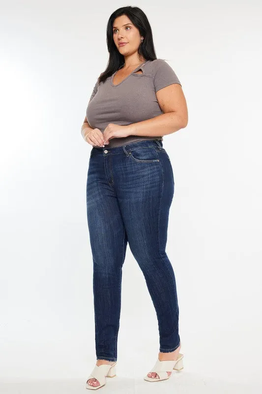 Felicity Mid Rise Super Skinny Jean (Kan Can) (Plus)