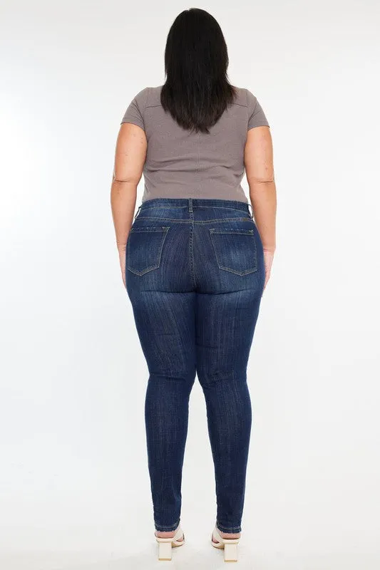 Felicity Mid Rise Super Skinny Jean (Kan Can) (Plus)