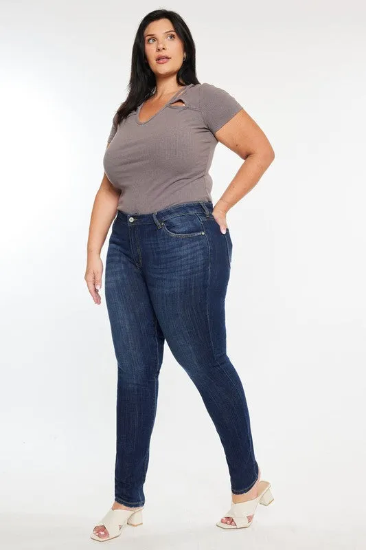 Felicity Mid Rise Super Skinny Jean (Kan Can) (Plus)