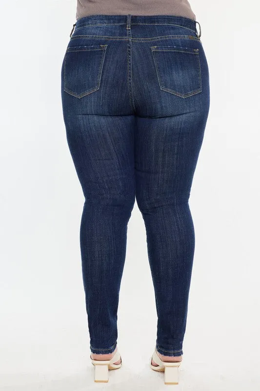 Felicity Mid Rise Super Skinny Jean (Kan Can) (Plus)