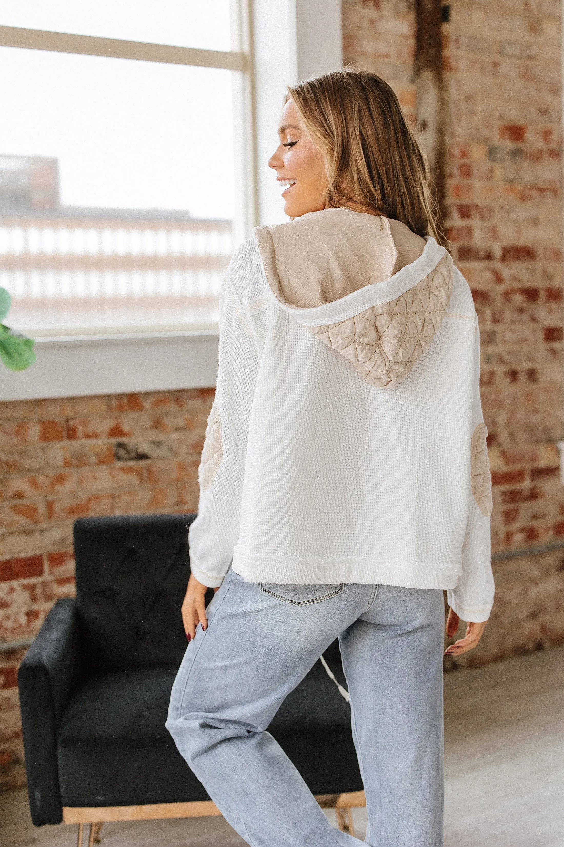 Felisha Quilted Patchwork Hooded Jacket | DROPSHIP