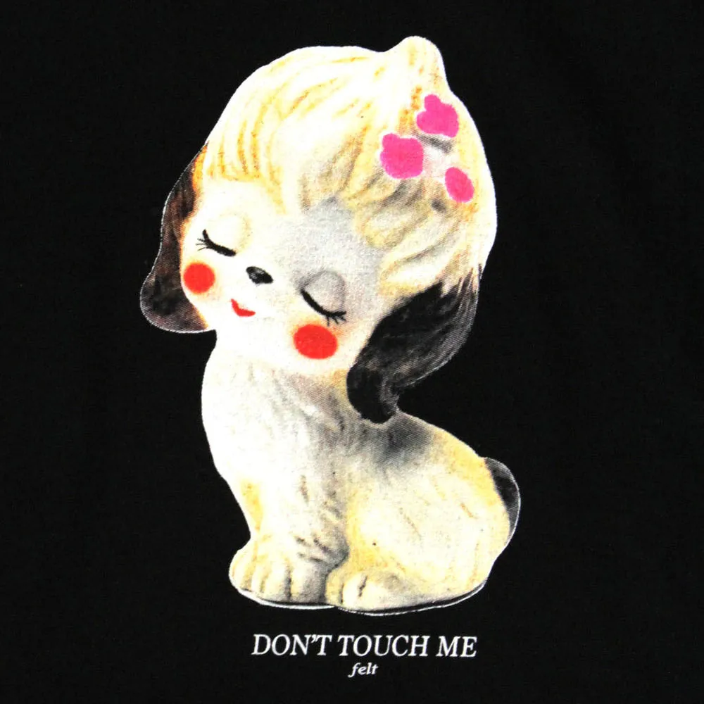 FELT DONT TOUCH ME T-SHIRT (BLACK)