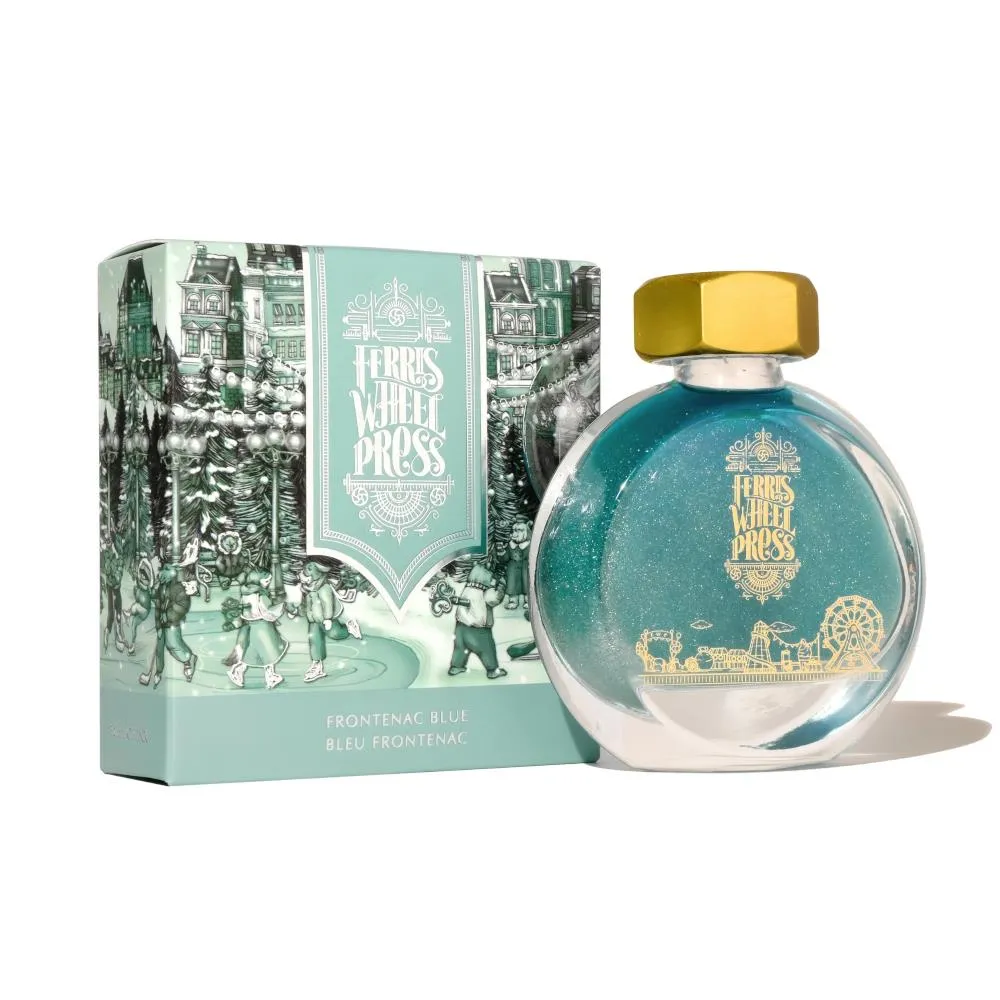 Ferris Wheel Press Bottled Ink - 38ml Frontenac Blue