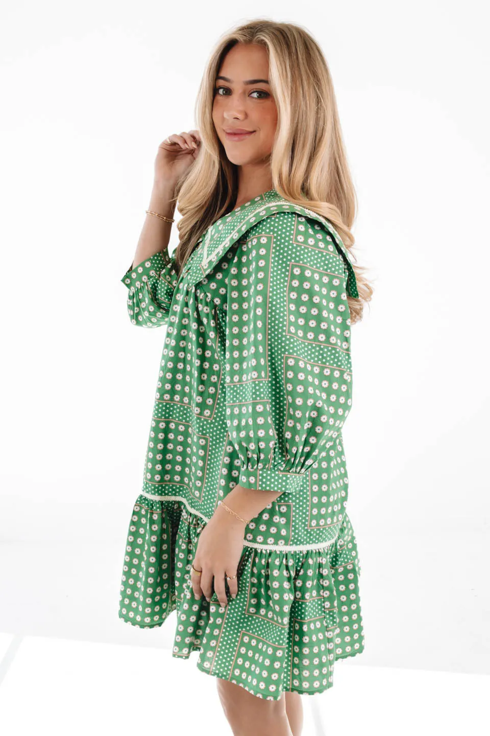 Find My Way Dress - Green