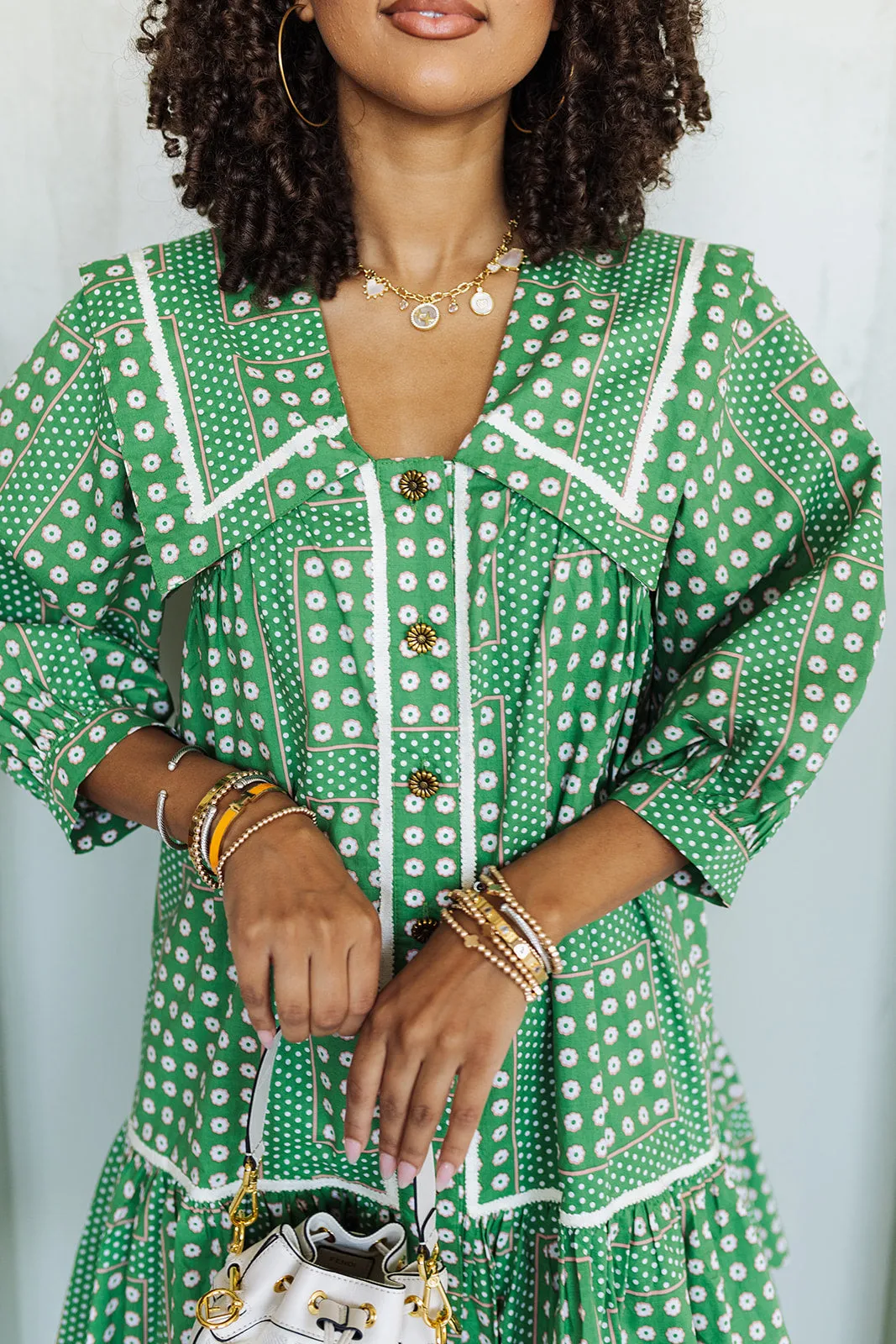 Find My Way Dress - Green