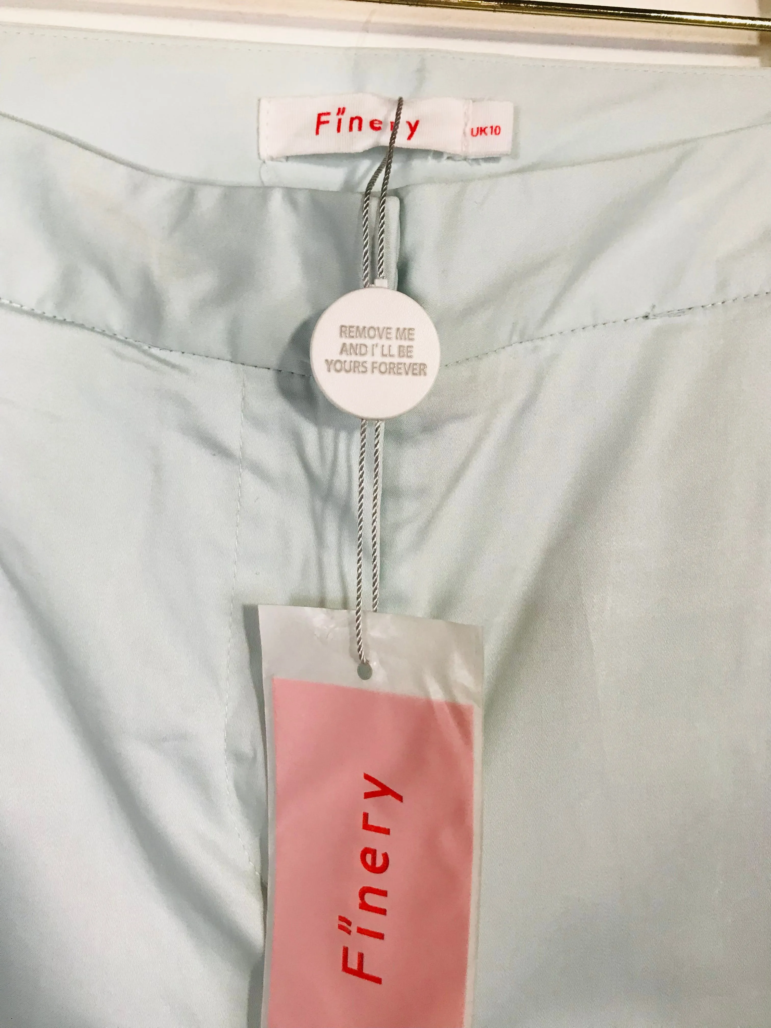 Finery Women's Cotton Chinos Trousers NWT | UK10 | Blue