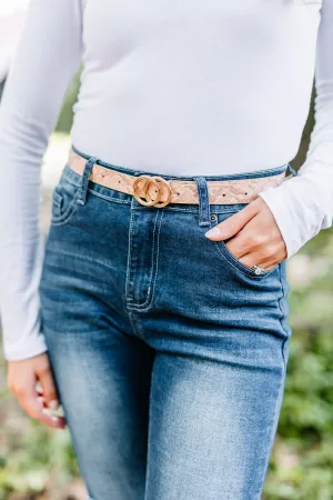 Finishing Touch Khaki Snake Belt