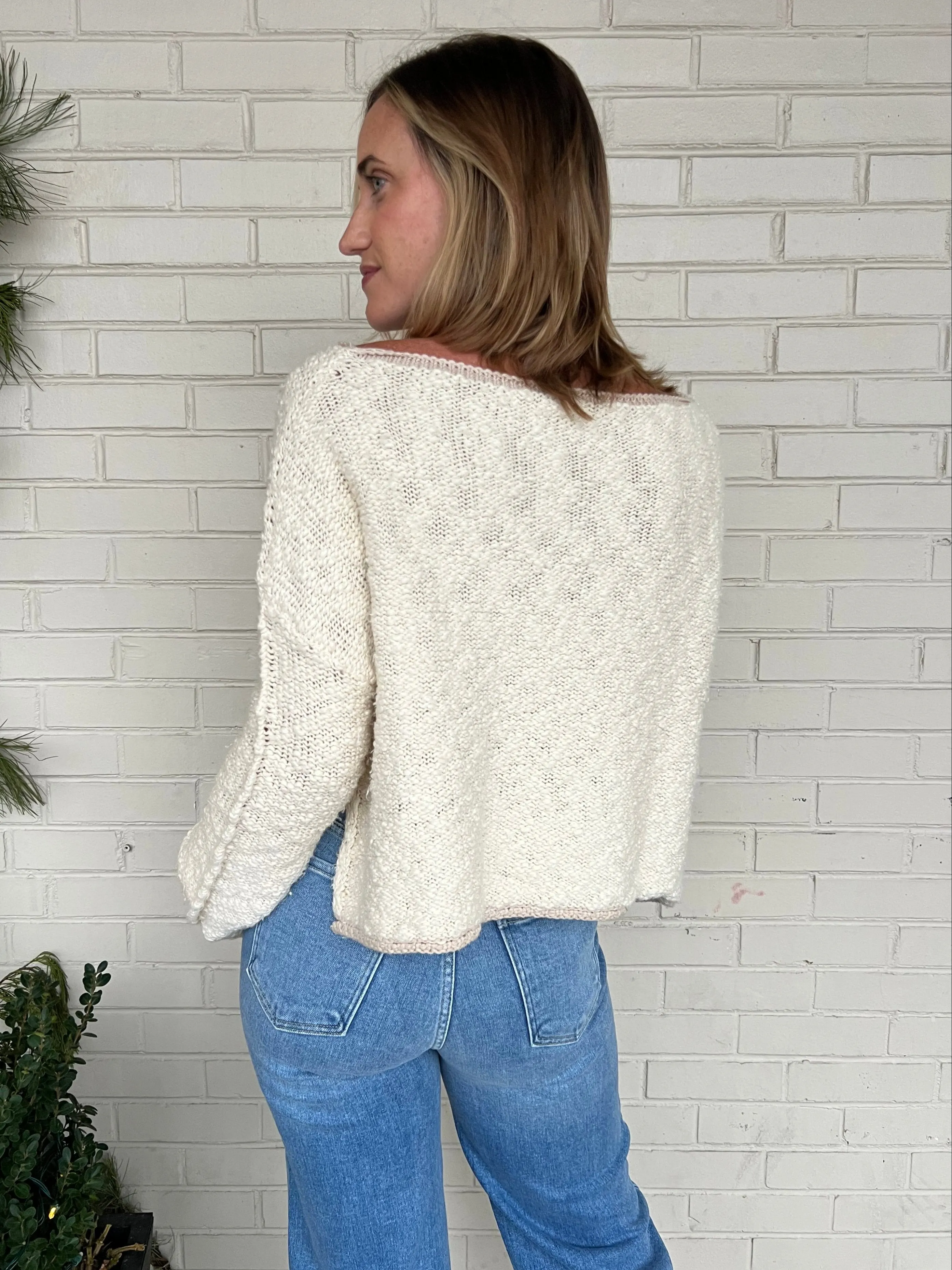 First Snow Cropped Sweater