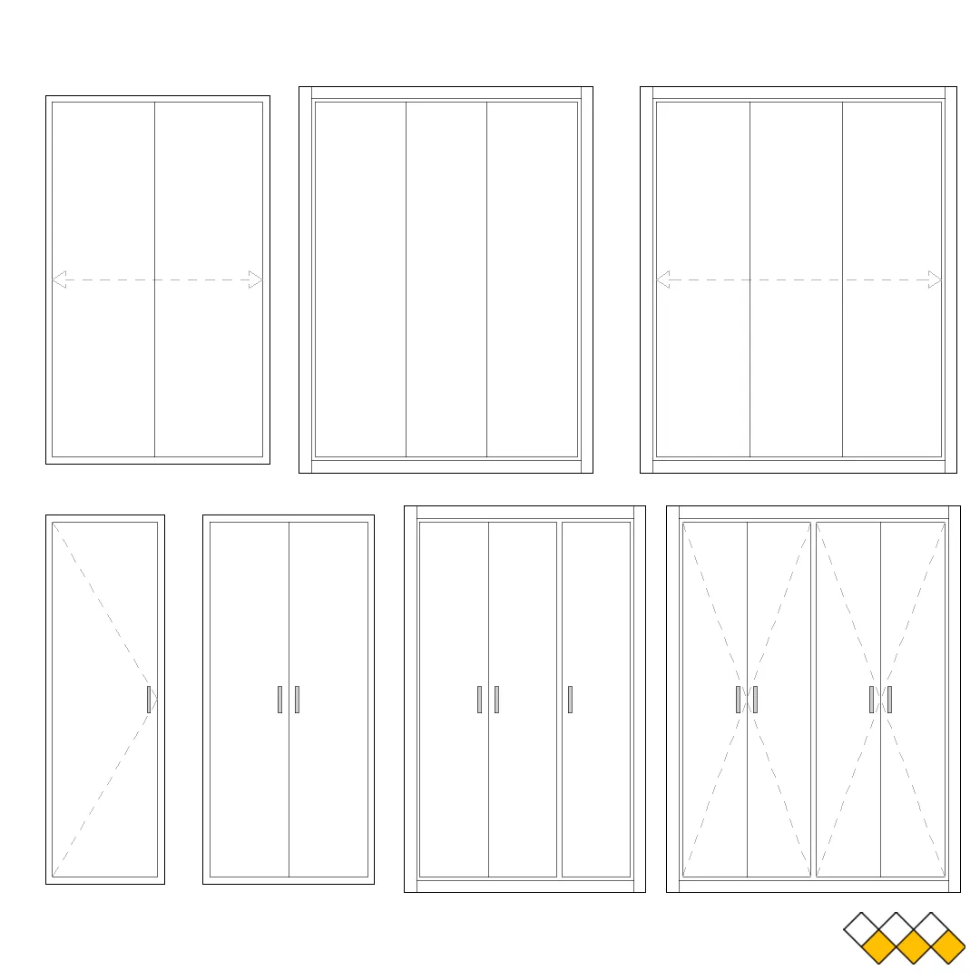 Fitted Wardrobe (elevation)