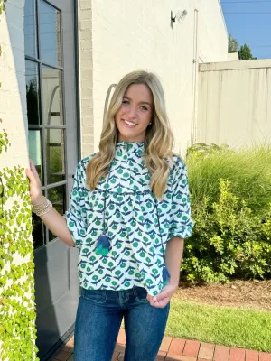 Floral Blues Blosue