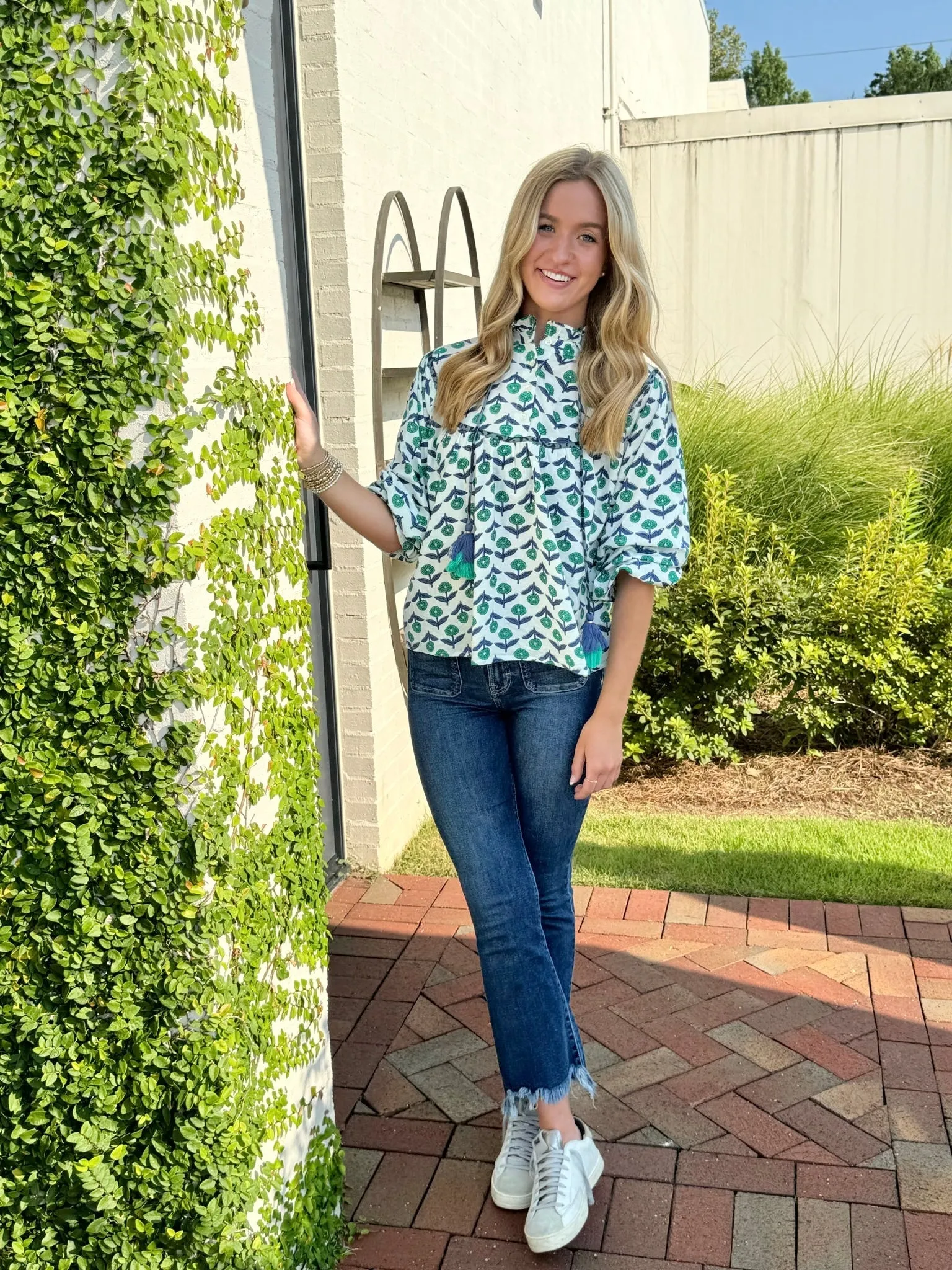 Floral Blues Blosue