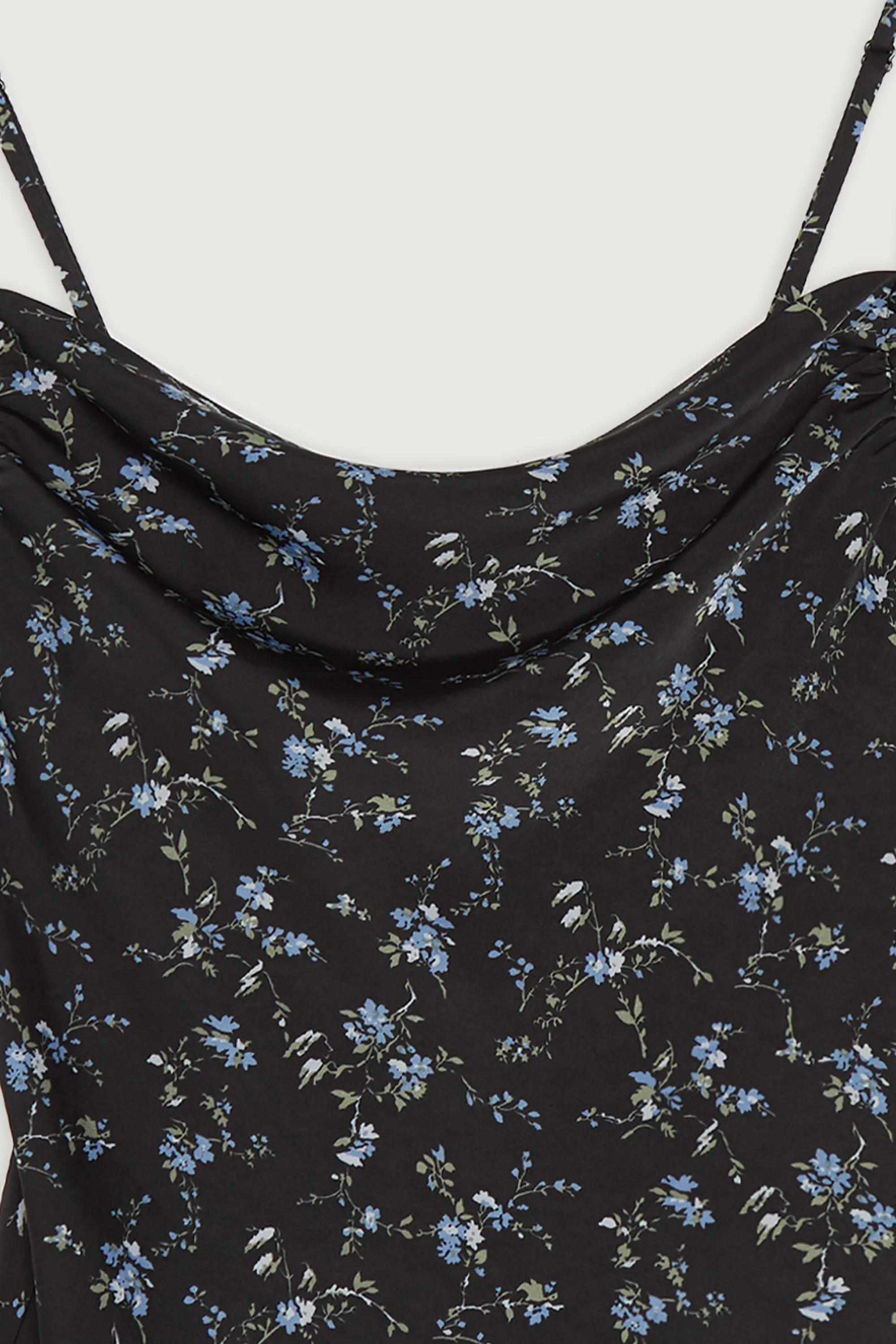 FLORAL SATIN TANK TOP