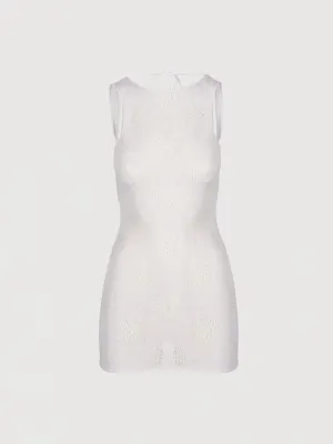 Florence Mini Dress - Venetian White