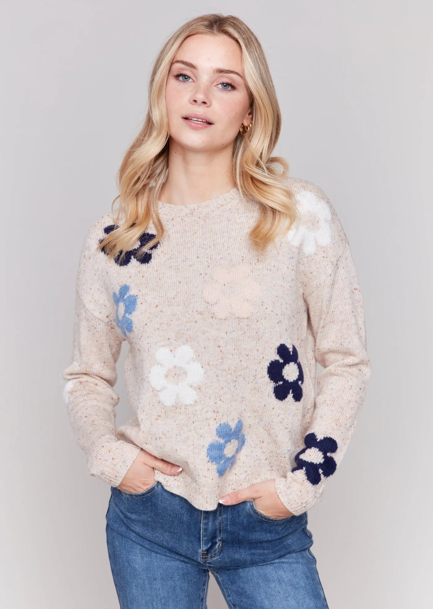 Flower Plushy Sweater #752
