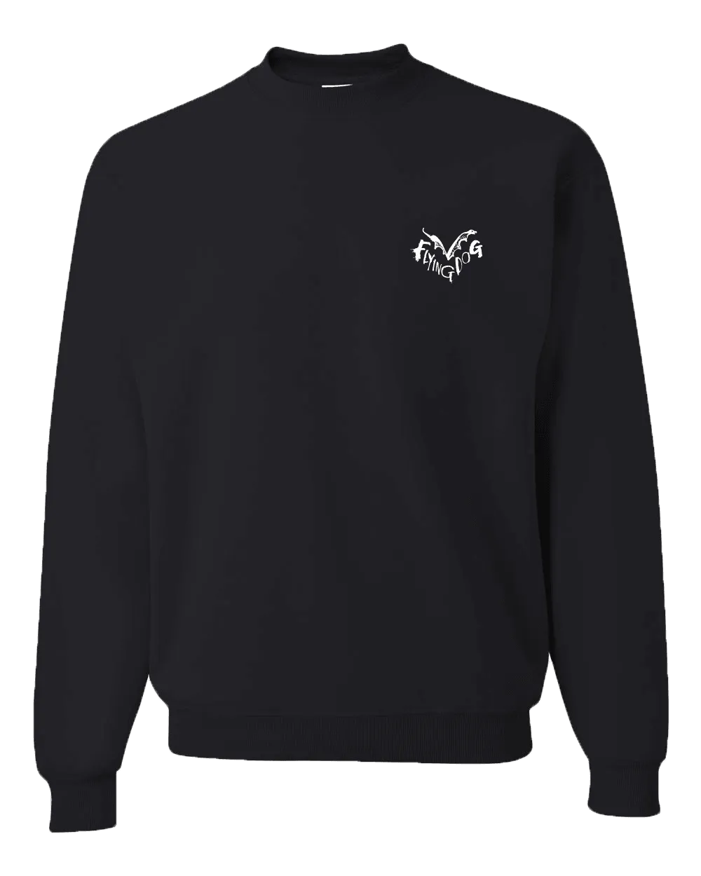Flying Dog (Black) / Crewneck Sweatshirt