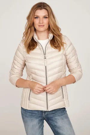 Frandsen 628-588-11 Cream Padded Jacket