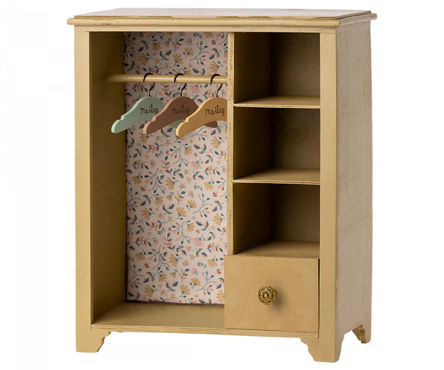 Furniture For Mouse - Wardrobe - Yellow