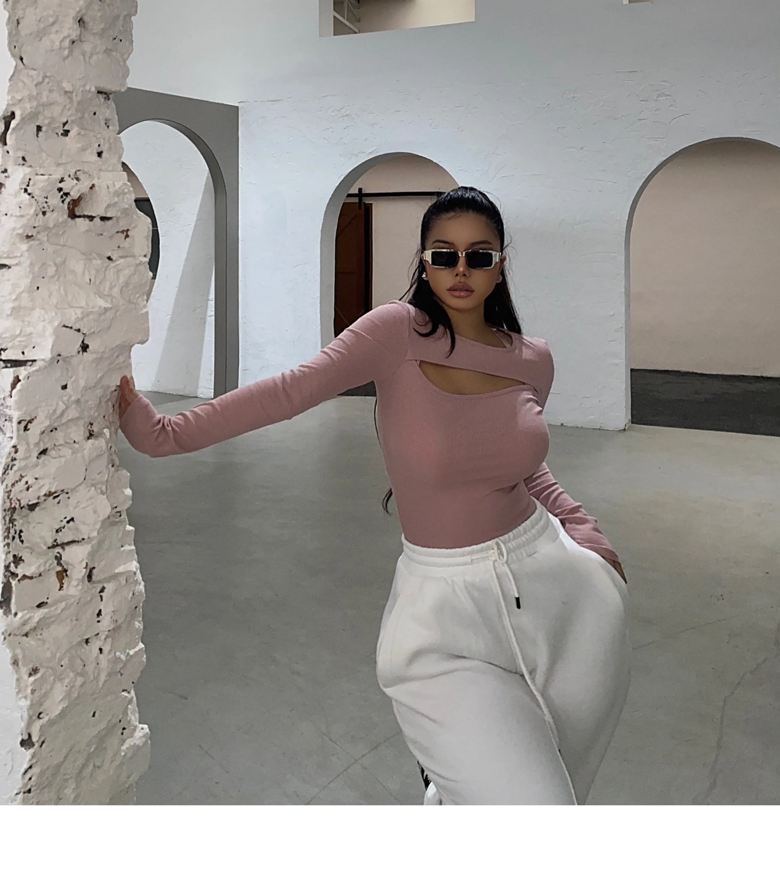Galia SYNEZ Ribbed Top