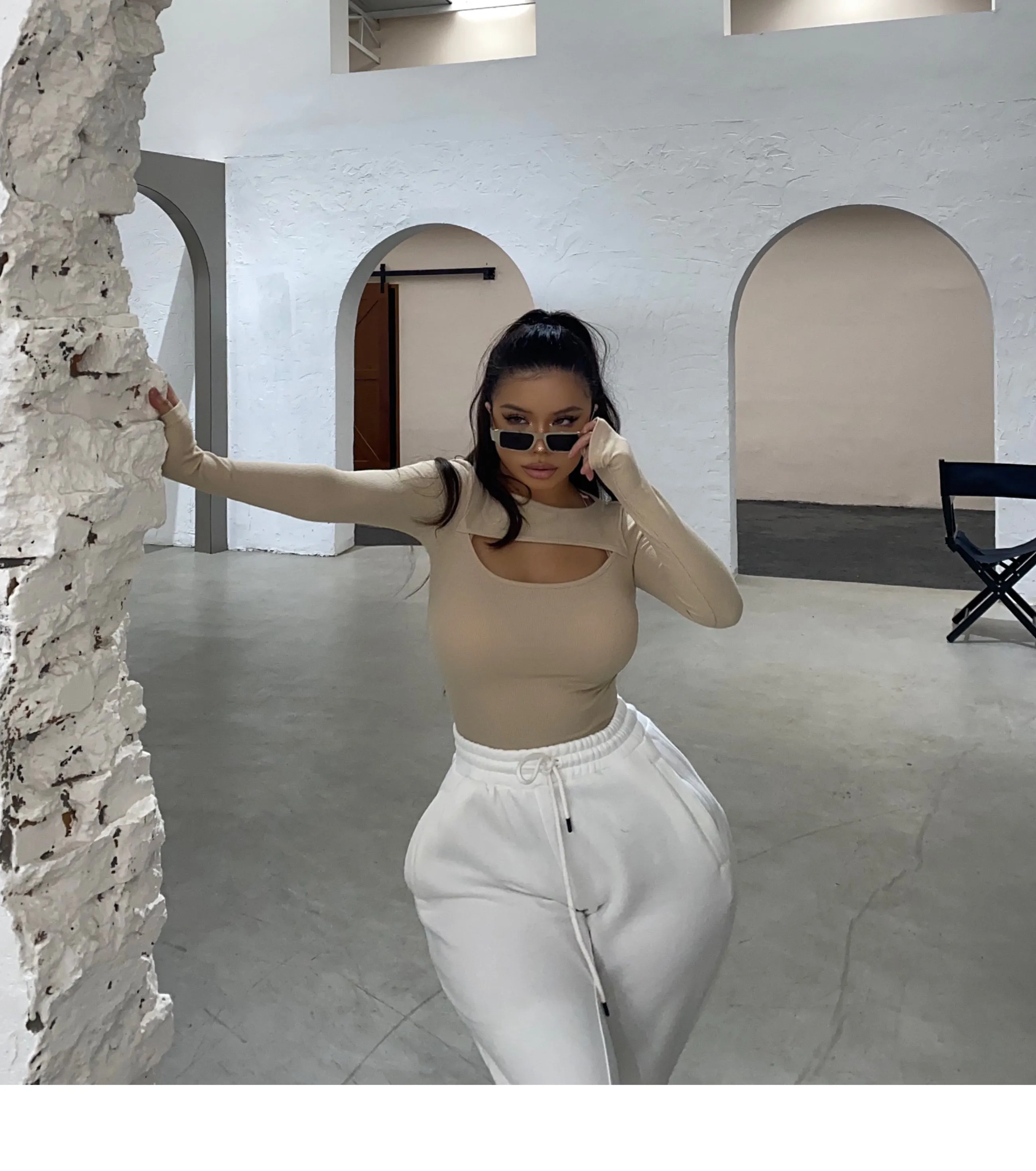 Galia SYNEZ Ribbed Top