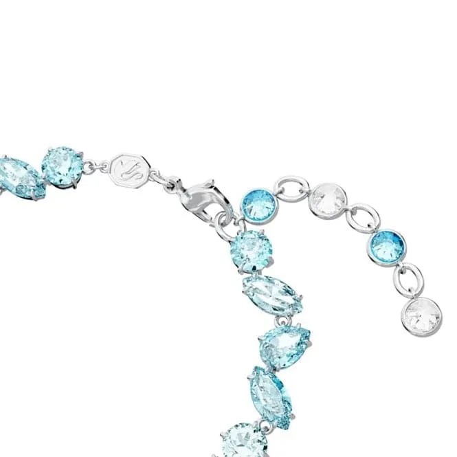 Gema Mixed Cuts Blue Rhodium Plated Bracelet 5666018