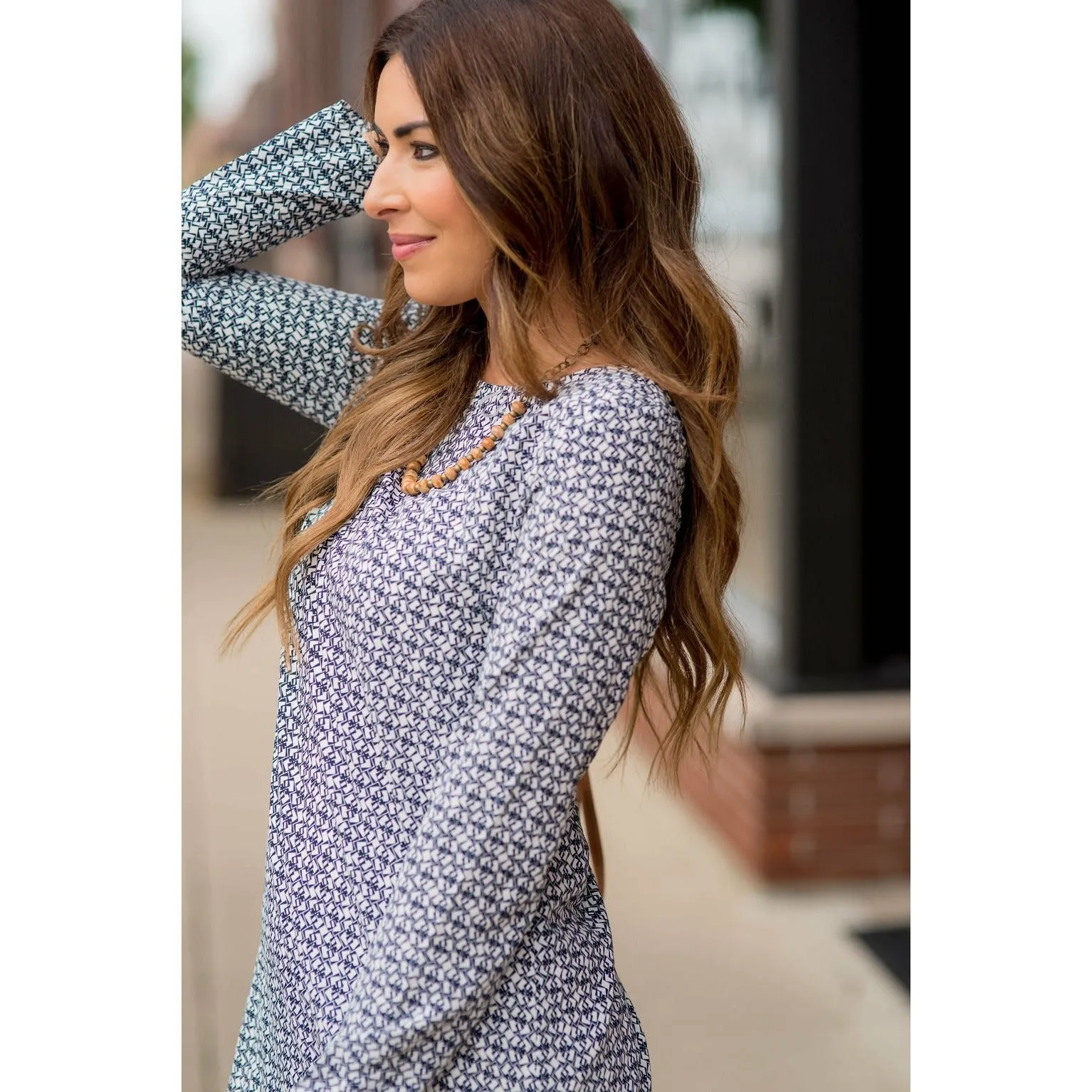 Geo Shift Dress