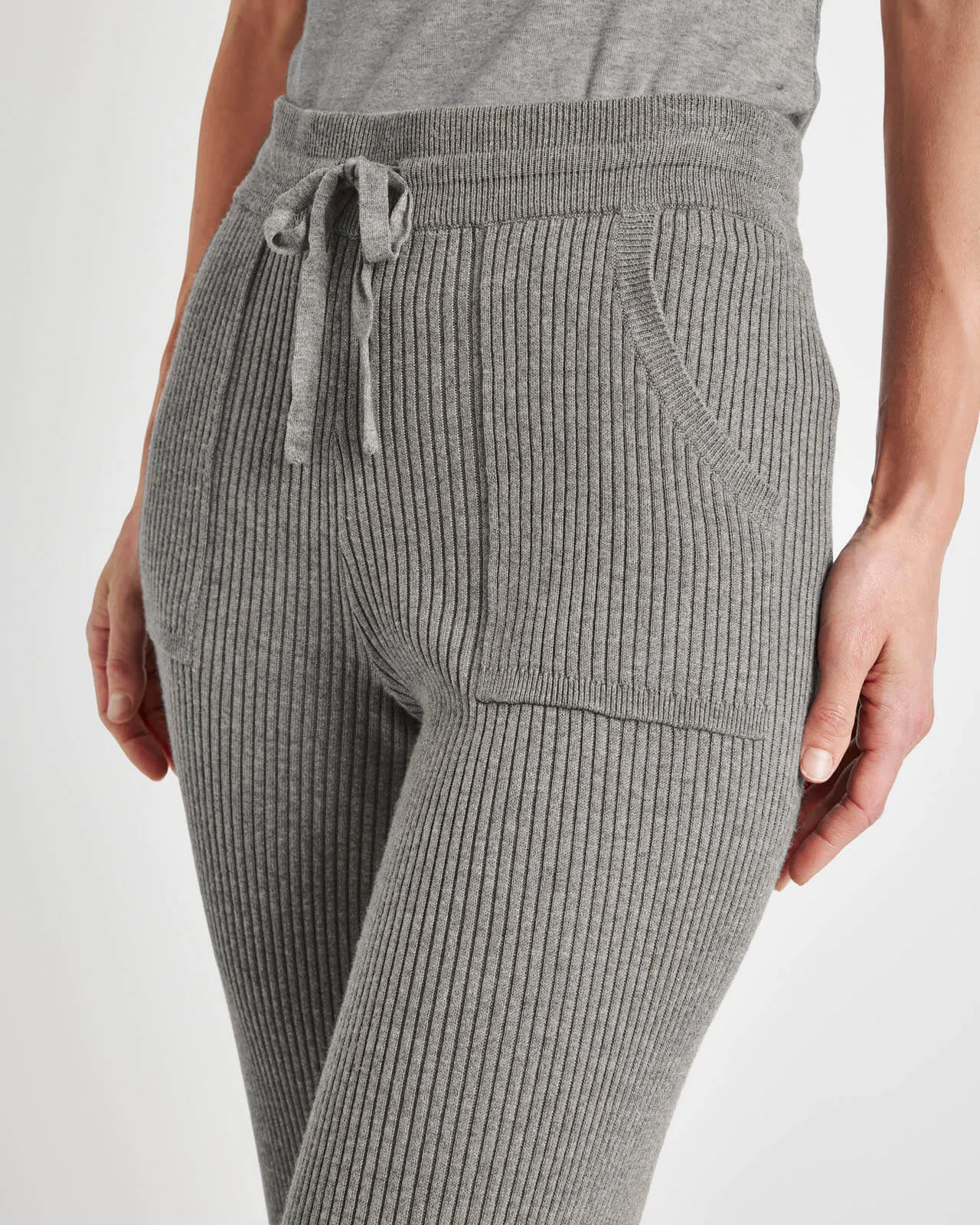 Georgie Cashblend Rib Long Pant