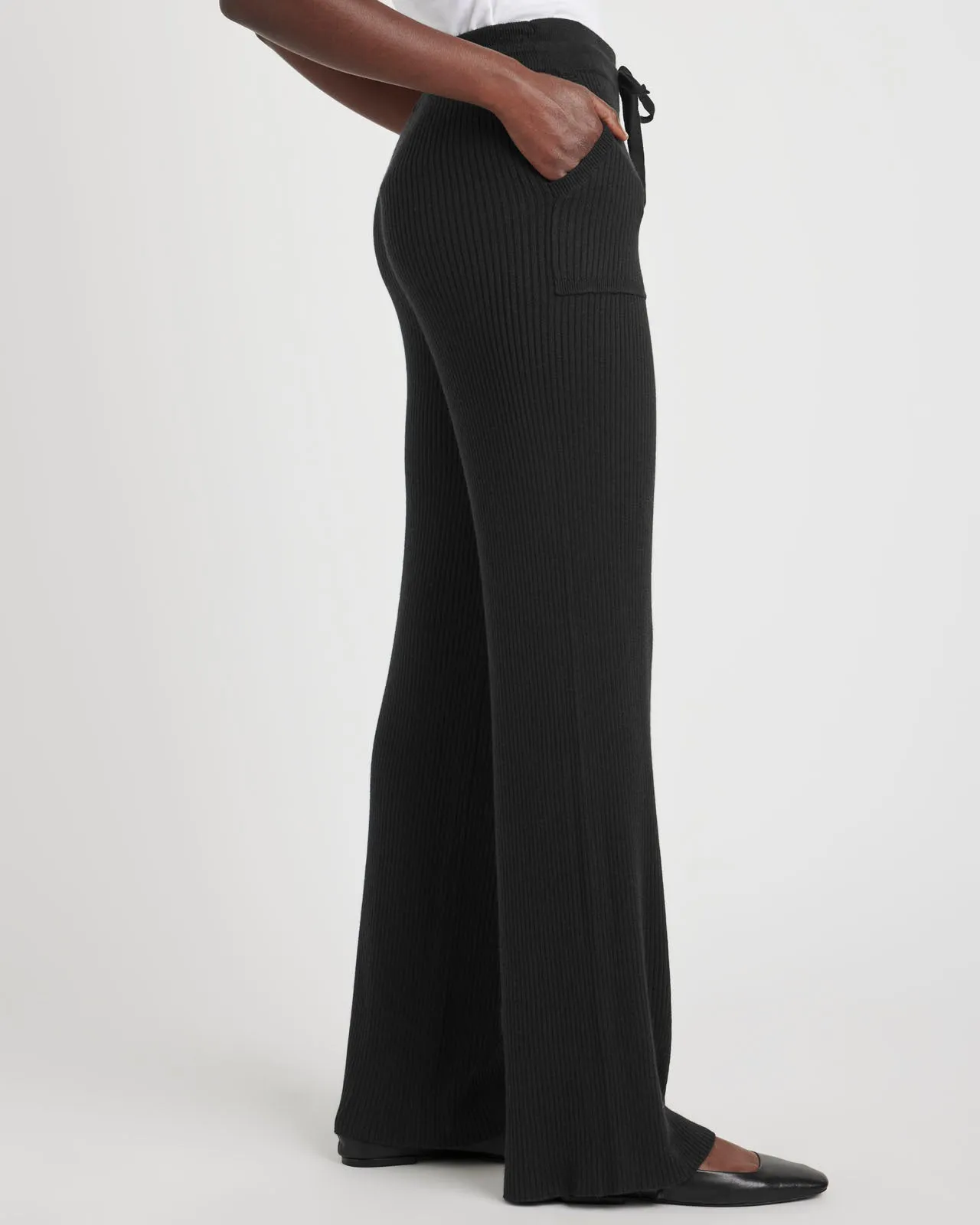 Georgie Cashblend Rib Long Pant
