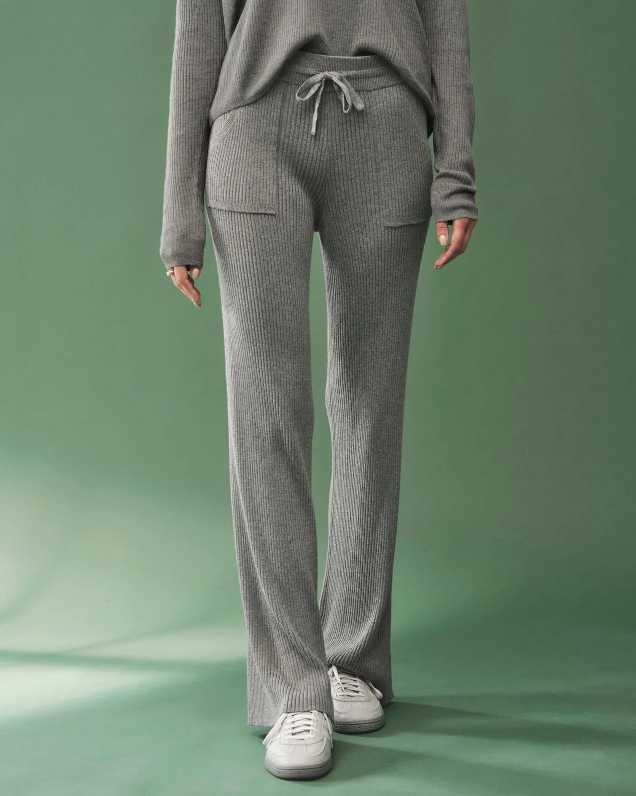 Georgie Cashblend Rib Long Pant
