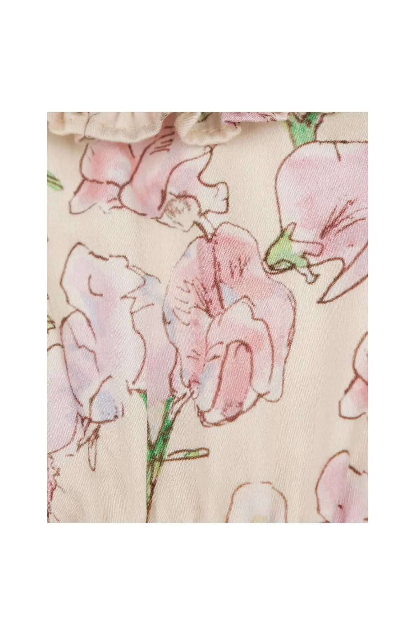 Gingersnaps Floral Print Dress With Smocking