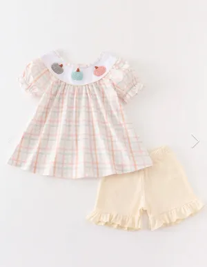 Girl Pumpkin French Knot Set
