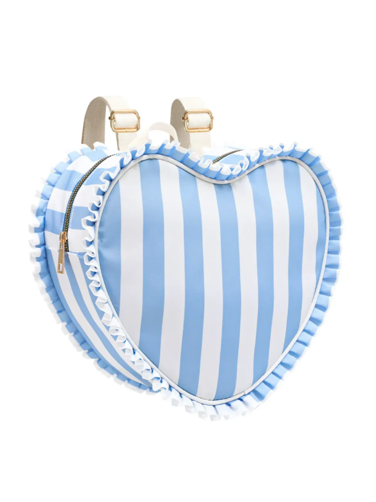 Girls Adorable Gingham Heart  Backpack