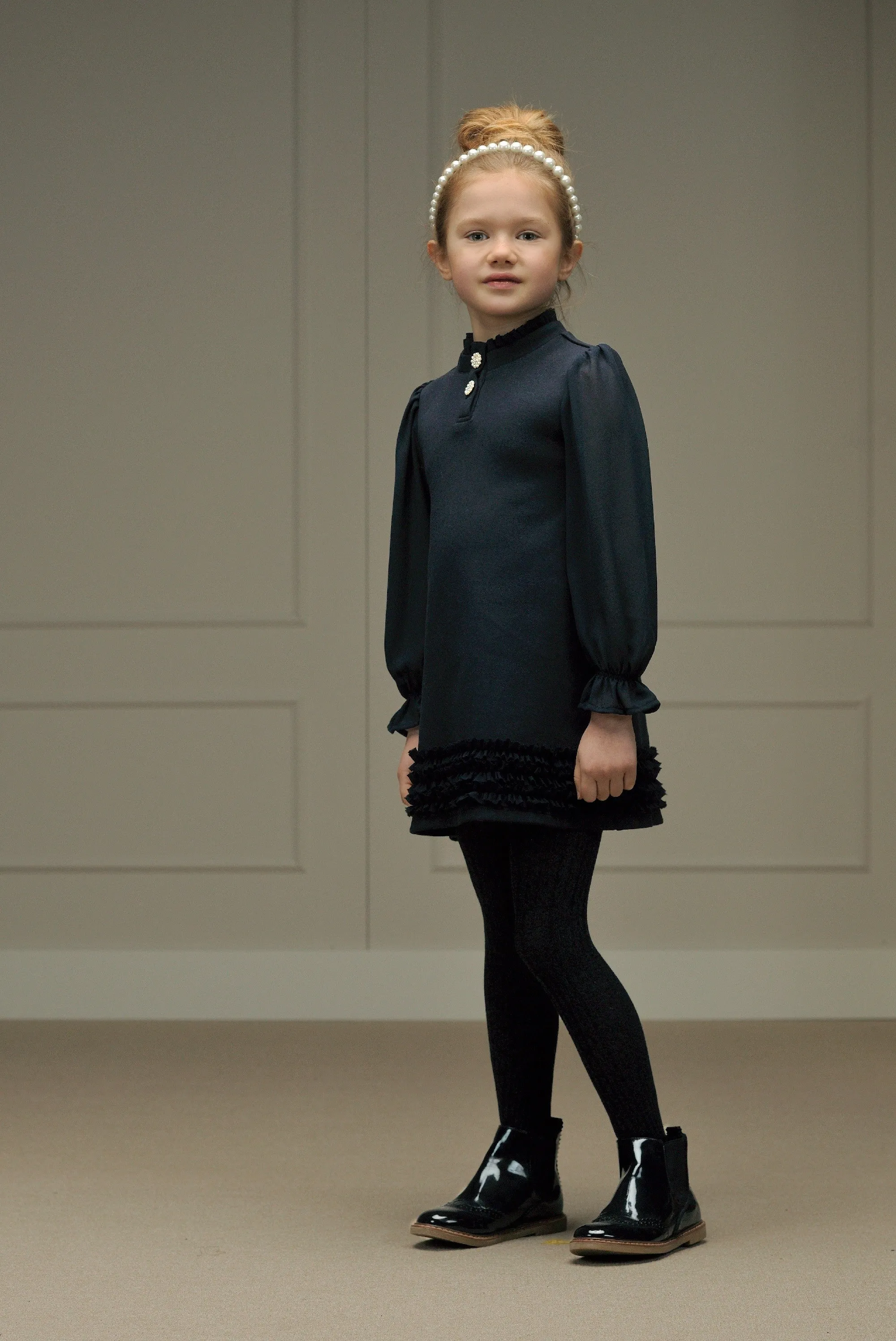 Girls Knit Jersey Dress